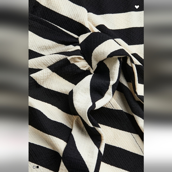 H&M Balloon Sleeved Wrap Dress - Picture 5 of 5